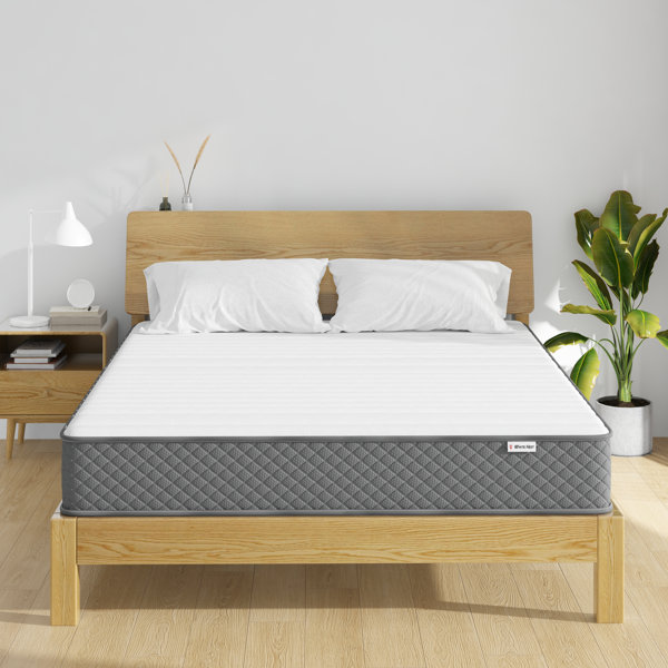 White Nest 10'' Medium Hybrid Mattress Fibreglass Free & Reviews